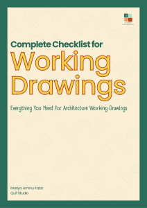 COMPLETE CHECKLIST FOR WORKING DRAWINGS